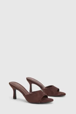 boohoo Mules À Talon Bout Rond En Synthétique< Chaussures Festives|Chaussures À Talons