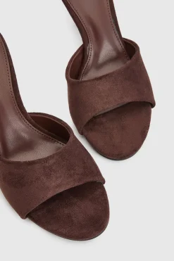 boohoo Mules À Talon Bout Rond En Synthétique< Chaussures Festives|Chaussures À Talons
