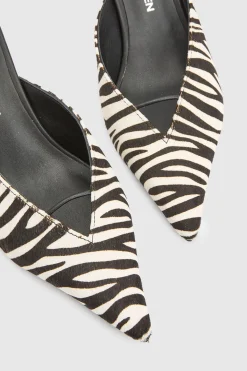 KarenMillen Mules À Talon Fermées En Cuir Poulain< Chaussures À Talons|Mules
