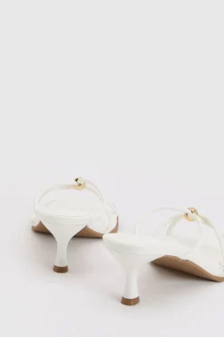 boohoo Mules À Talons Avec Brides Et Détail Métallique< Chaussures À Talons|Mules