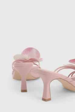 boohoo Mules À Talons Avec Brides Et Fleur< Chaussures Festives|Chaussures À Talons