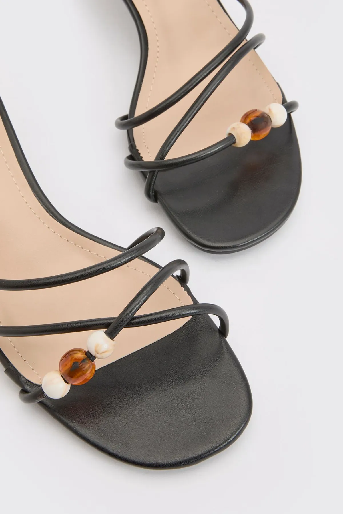 boohoo Mules À Talons Avec Brides Ornées De Perles< Chaussures Festives|Chaussures À Talons