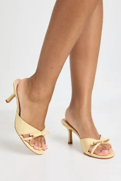 boohoo Mules À Talons Avec Détail Nœud< Chaussures Festives|Chaussures À Talons