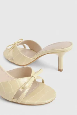 boohoo Mules À Talons Avec Détail Nœud< Chaussures Festives|Chaussures À Talons