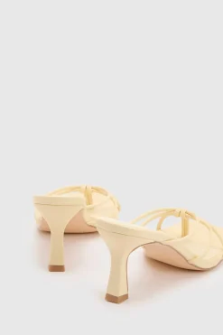 boohoo Mules À Talons Avec Nœud Et Brides Coupe Large< Chaussures Festives|Chaussures À Talons