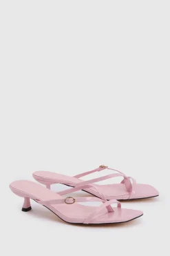 boohoo Mules À Talons Bas Avec Détail Boucle Et Bride Entre-orteils< Chaussures Festives|Chaussures À Talons