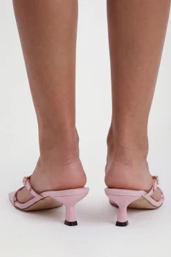 boohoo Mules À Talons Bas Avec Détail Boucle Et Bride Entre-orteils< Chaussures Festives|Chaussures À Talons