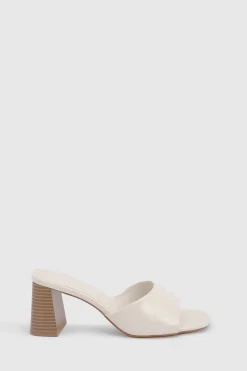 boohoo Mules À Talons Bloc Avec Détail Empilé< Chaussures Festives|Chaussures À Talons
