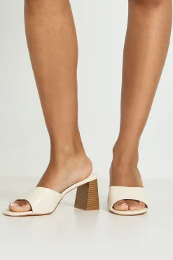 boohoo Mules À Talons Bloc Avec Détail Empilé< Chaussures Festives|Chaussures À Talons