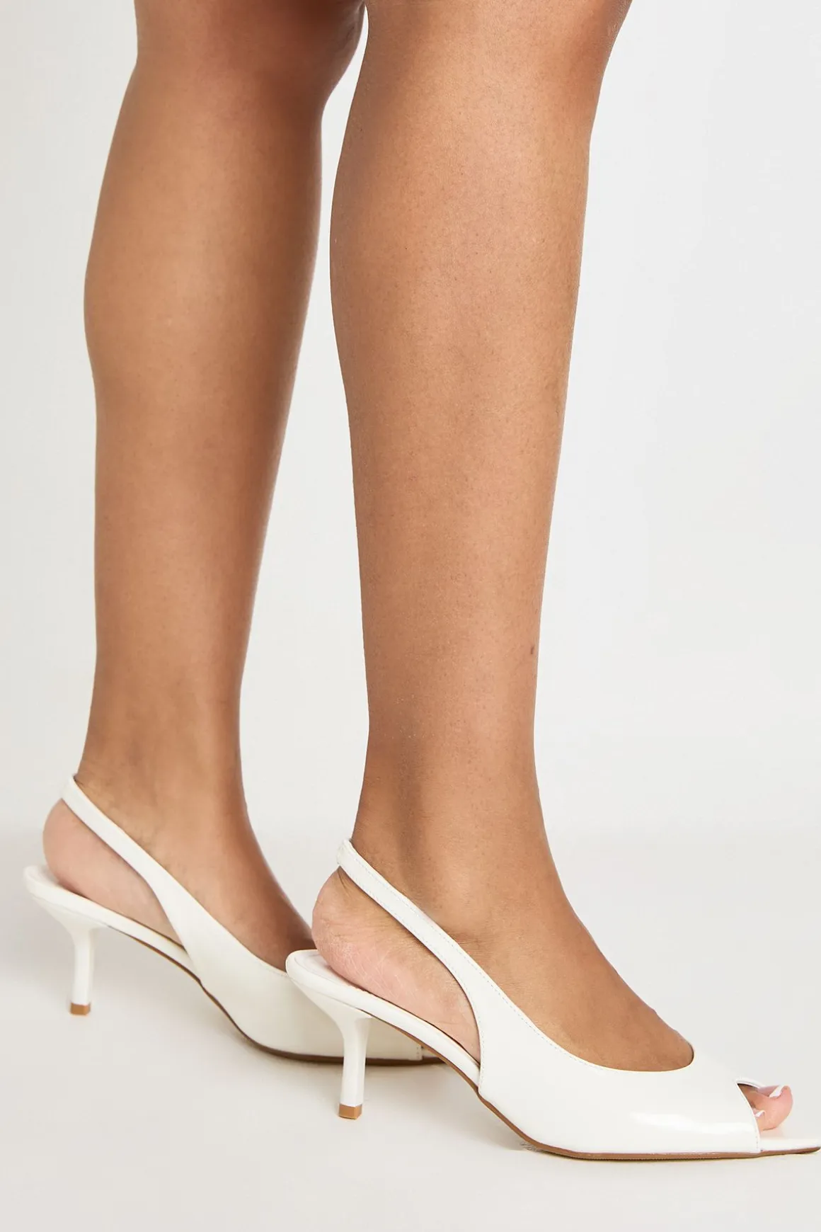 Mules À Talons Bout Ouvert Et Bride Arrière