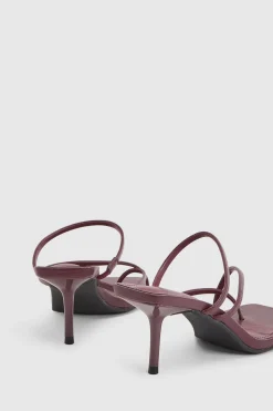 boohoo Mules À Talons À Brides Et Entre-doigts Effet Croco< Chaussures Festives|Chaussures À Talons