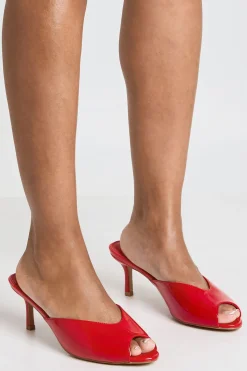 boohoo Mules À Talons Vernies À Bout Ouvert< Chaussures Festives|Chaussures À Talons