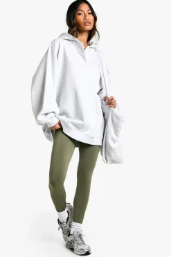 boohoo Notch Neck Balloon Sleeve Oversized Hoodie devient Sweat à capuche oversize à encolure à encoche et manches ballon<Femme Sweats À Capuche Et Sweats|Sweats À Capuche Et Sweatshirts