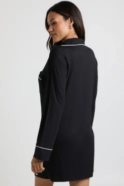 boohoo Nuisette de maternité ultra-douce en modal contrasté<Femme Pyjamas