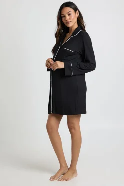 boohoo Nuisette de maternité ultra-douce en modal contrasté<Femme Pyjamas