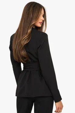 Obi Tie Waist Blazer