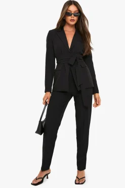 Obi Tie Waist Blazer