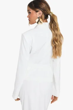 Occasion Blazer ceinturé ajusté sur mesure