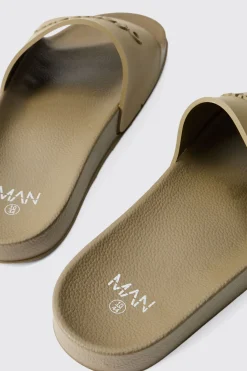 boohooMAN OFCL Man Sliders<Homme Sandales Et Claquettes