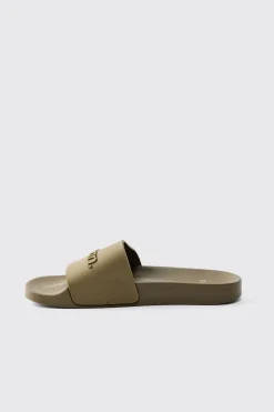 boohooMAN OFCL Man Sliders<Homme Sandales Et Claquettes