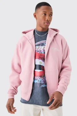 Official Boxy Fit Zip Through Hoodie