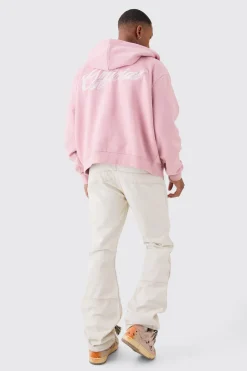 Official Boxy Fit Zip Through Hoodie