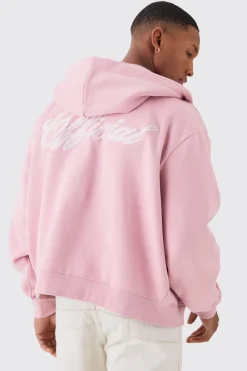 Official Boxy Fit Zip Through Hoodie