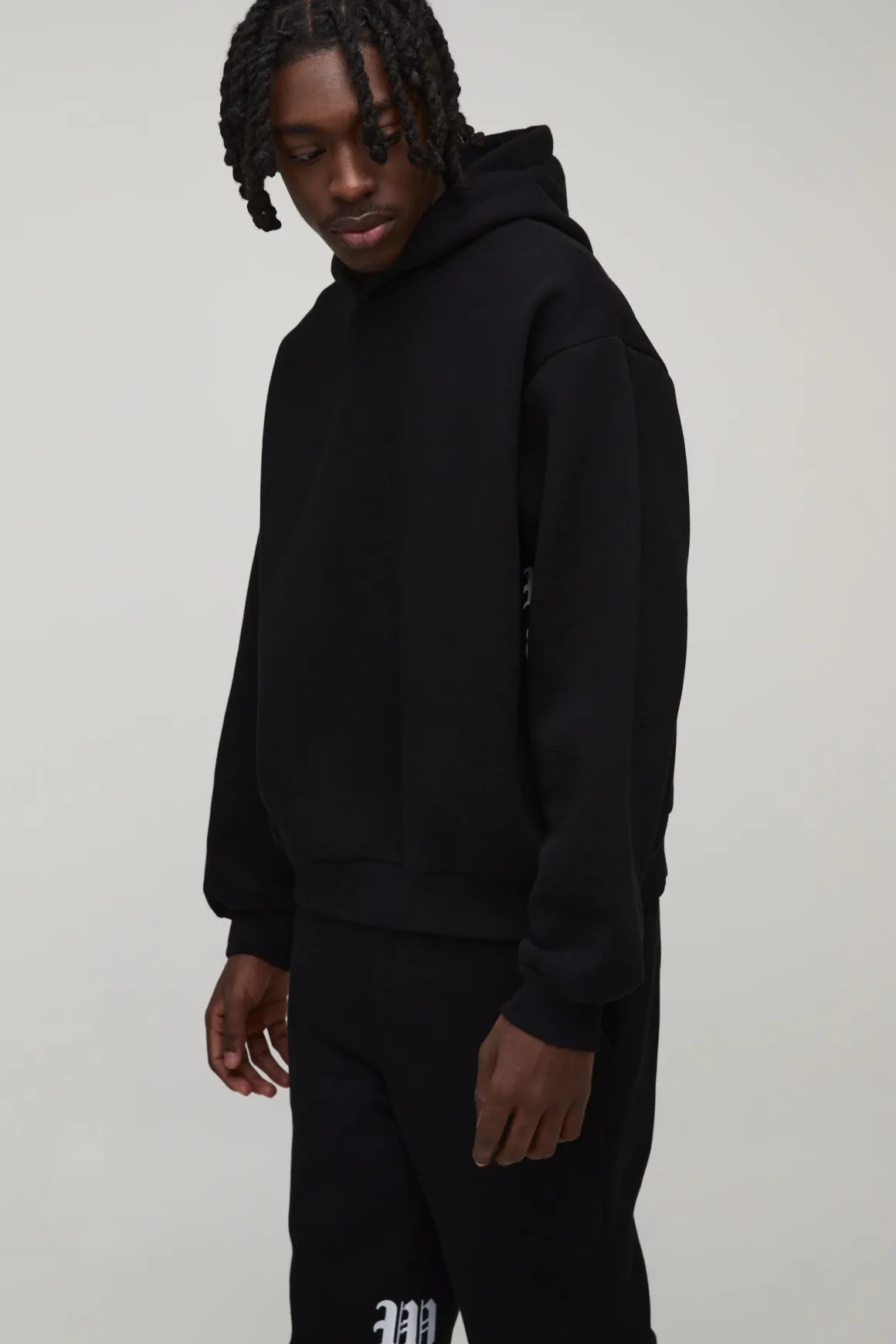 Oversize boxy imprimé survêtement à jambes évasées