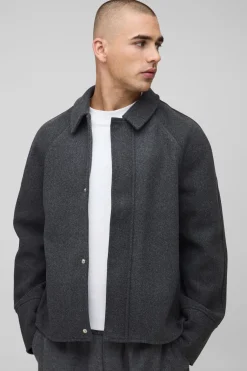 Oversized Overshirt à manches raglan surdimensionnée
