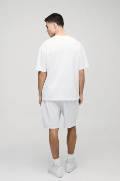 boohooMAN 2 Pack Basic Oversized Crew Neck T-Shirts<Homme T-Shirts|Essentiels
