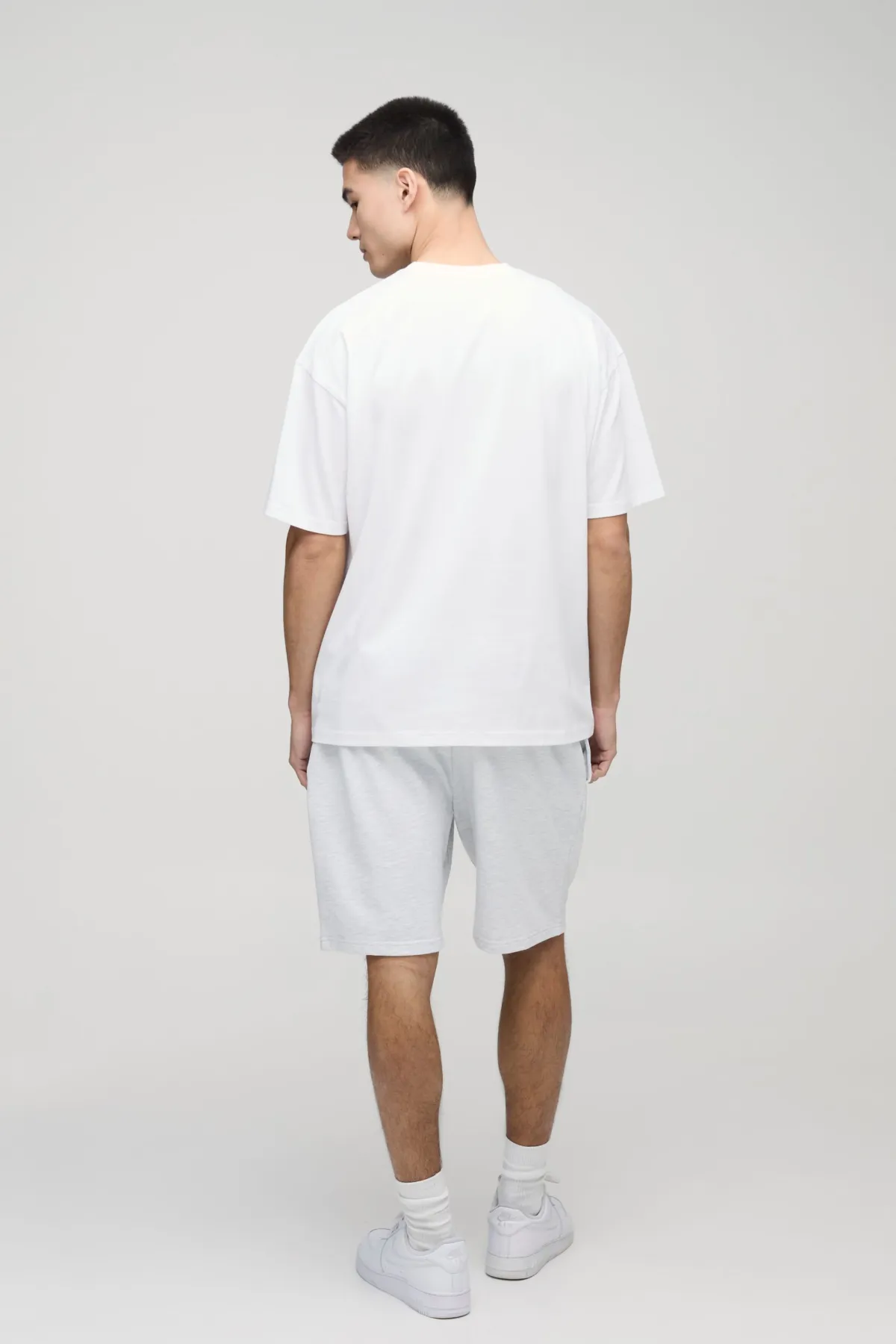 boohooMAN 2 Pack Basic Oversized Crew Neck T-Shirts<Homme T-Shirts|Essentiels