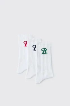 Pack de 3 chaussettes montantes jacquard Multi B