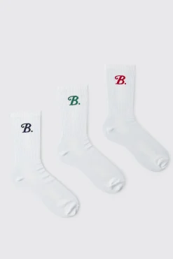 Pack de 3 chaussettes montantes jacquard Multi B