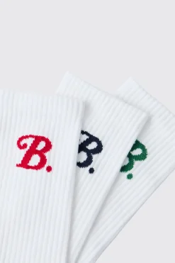 Pack de 3 chaussettes montantes jacquard Multi B