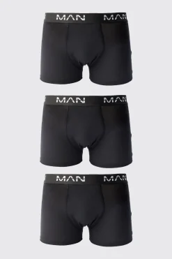 boohooMAN Pack de 3 Man Dash – caleçons mi-longs<Homme Sous-Vêtements