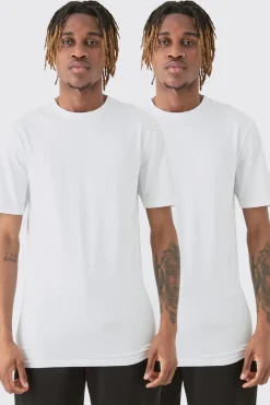 Pack de 2 T-shirts Muscle Fit pour grandes tailles