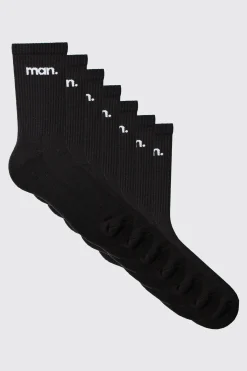 boohooMAN 7 Pack MAN Sports Socks<Homme Chaussettes