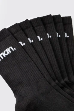 boohooMAN 7 Pack MAN Sports Socks<Homme Chaussettes