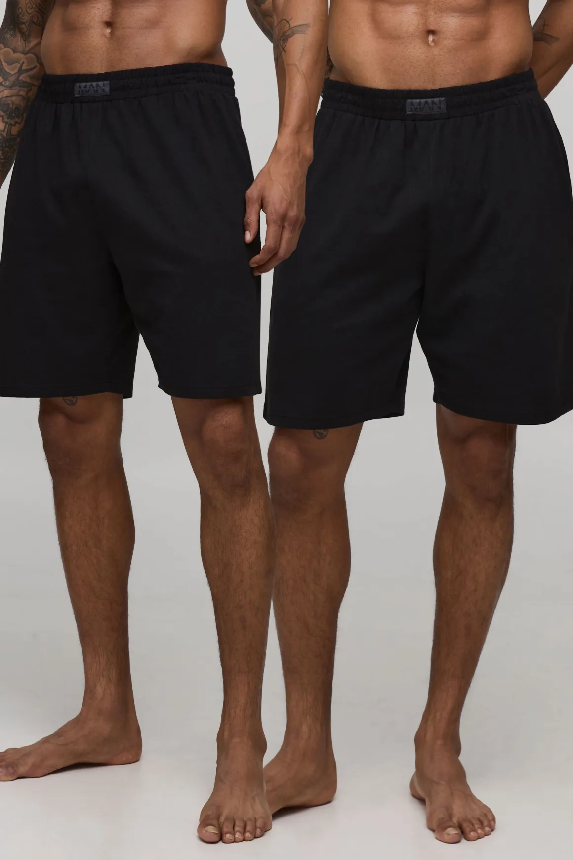 2 Pack Man Tonal Loungewear Shorts