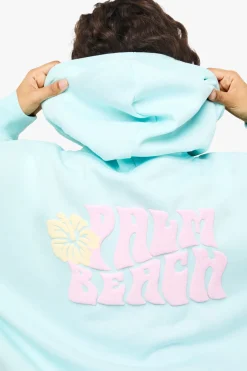 Palm Beach Puff Print Short Tracksuit