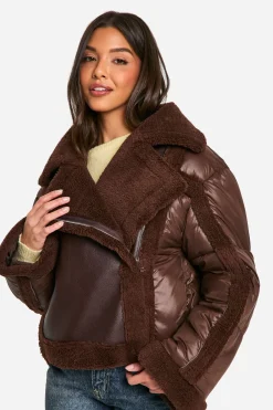 Panelled Puffer Aviator