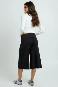 boohoo Pantacourt Large À Taille Repliable<Femme Pantalons