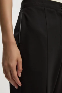 Pantalon Ajusté Coupe Slim Mélange Ponte Et synthétique