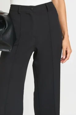 Pantalon Ajusté Évasé Taille Haute Pour Grandes Tailles