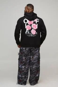 boohooMAN Pantalon ample camouflage en nylon à ceinture élastiquée<Homme Tout Afficher|Pantalons Grande Taille