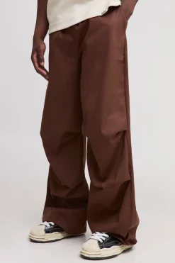 Pantalon ample à taille élastiquée