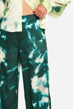 boohoo Pantalon ample tie-dye tonal à grande échelle et jambes larges<Femme Pantalons