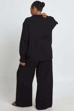 boohoo Pantalon Aspect Lin Grande Taille<Femme Tenues De Plage