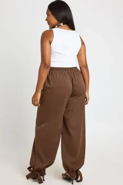 Pantalon Ballon Avec Détail De Lien À Nouer
