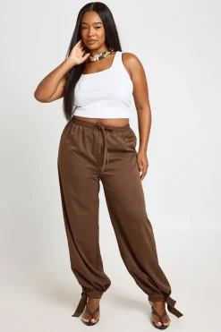 Pantalon Ballon Avec Détail De Lien À Nouer